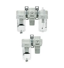ตัวปรับลม กรองลม ตัวปรับแรงดันลม ชุดปรับลม Modular F.R.L. Units AC-B SMC